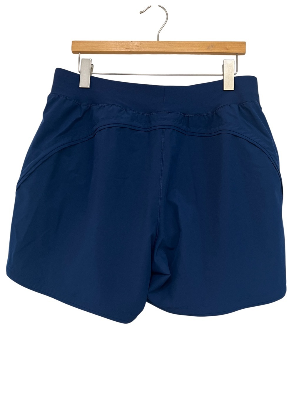 Lands’ End Navy Blue Quick Dry Athletic Shorts Size 12 - Picture 3 of 8